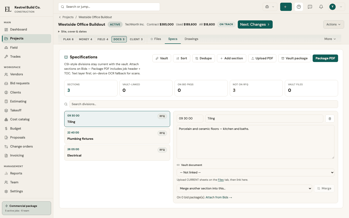 EstiLumina Specifications — live product